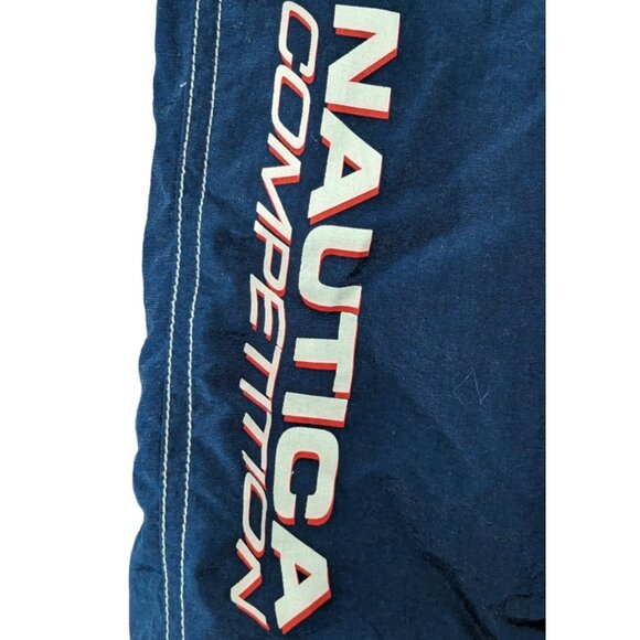 Nautica Competition Swim Trunks Men's Large Elastic Drawstring Waist - Picture 3 of 9